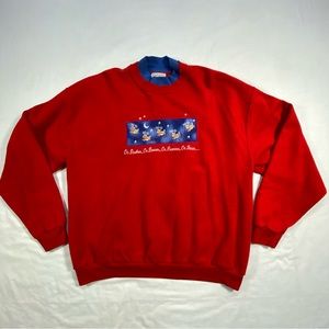 Vintage sweatshirt women XL 90’s grandmacore